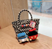 Cargar imagen en el visor de la galería, Bolsa de mano tejida para playa novedad kawai MOD 7901
