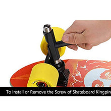 Cargar imagen en el visor de la galería, Herramientas de patineta portátil, herramienta multifunción para Skate, destornillador, llave para Longboard
