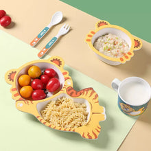 Cargar imagen en el visor de la galería, Juego de plato con vaso y cubiertos kawaii MOD HB-851
