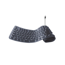 Cargar imagen en el visor de la galería, Teclado plegable Flexible impermeable de goma de silicona, USB, 109 teclas, para PC,MOD TC02.85
