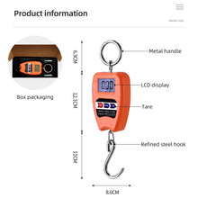 Cargar imagen en el visor de la galería, Mini báscula Digital LCD para colgar, balanza de peso Industrial, electrónica, resistente, 200 KG MOD PES009
