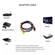 Cargar imagen en el visor de la galería, Adaptador de Cable de Audio y vídeo 5 pies HDMI macho a RCA AV para PS3 PS4 para Xbox One Wii, gran oferta y lo más nuevo en 2018! Envío Directo Mod va-01 - mychinashop.com
