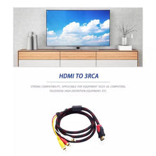 Cargar imagen en el visor de la galería, Adaptador de Cable de Audio y vídeo 5 pies HDMI macho a RCA AV para PS3 PS4 para Xbox One Wii, gran oferta y lo más nuevo en 2018! Envío Directo Mod va-01 - mychinashop.com
