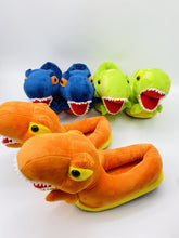 Cargar imagen en el visor de la galería, Pantufla de dinosaurio talla grande de 3 al 5 - mychinashop.com
