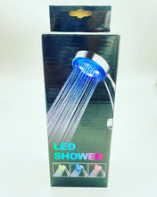 Cargar imagen en el visor de la galería, Regadera Cabezal de ducha LED de colores, regadera de mano presurizada con ahorro de agua y Control de temperatura, luz colorida
