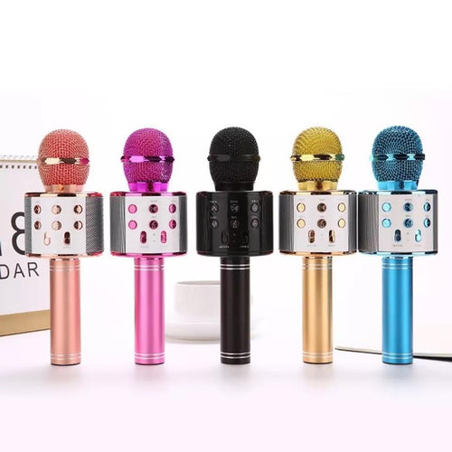 Micrófono karaoke mod WS858 varios colores - mychinashop.com