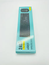 Cargar imagen en el visor de la galería, Teclado wirles Mod TJ-920 Teclado y ratón para videojuegos, teclado inalámbrico con retroiluminación, Kit de Gamer, juego de ratón de juego de 101 teclas para PC y portátil - mychinashop.com
