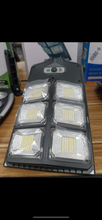 Cargar imagen en el visor de la galería, Potente lámpara Solar de pared para exteriores, luz LED de inundación con Sensor de movimiento, luz Solar IP65, foco impermeable para poste de jardín y patio MOD S-25

