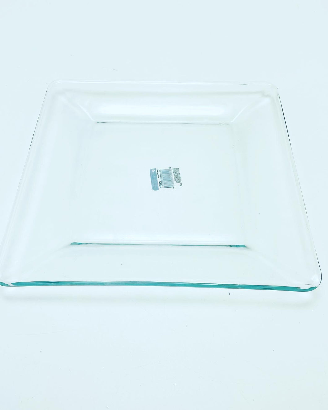 Plato grande de cristal set 4 pz 26x26x26