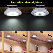 Cargar imagen en el visor de la galería, Luces LED inalámbricas para dormitorio, lámpara de noche de armario regulable con Control remoto, 3W, luz LED para debajo de gabinete - mychinashop.com
