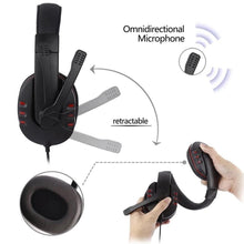 Cargar imagen en el visor de la galería, Auriculares universales con cable para ordenador y PC, auriculares con micrófono para jugadores de 3,5mm P30 - mychinashop.com
