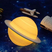 Cargar imagen en el visor de la galería, 3D de lámpara de Saturno decoración dormitorio LED de luz de la noche con control remoto para regalo de los niños lámpara de noche - mychinashop.com
