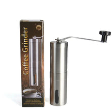 Cargar imagen en el visor de la galería, Molinillo de café Manual portátil de acero inoxidable, núcleo de molienda de cerámica, 40g de capacidad para granos de café, herramienta de cocina MOD ZE-487
