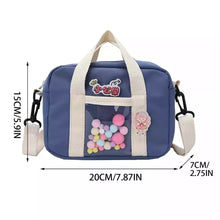 Cargar imagen en el visor de la galería, Bolso de mano KAWAI con compartimentos más grandes para mujer FD-71
