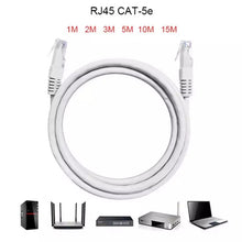 Cargar imagen en el visor de la galería, Cables Ethernet CAT-5e/CAT-5 RJ45, Cable de red LAN Ethernet para ordenadores, bujes, enrutadores ADSL, decodificadores digitales MOD WI124.  20 m
