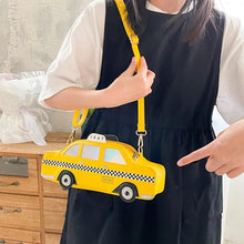 Cargar imagen en el visor de la galería, Bolsa de taxi 3D Funny New York Taxi Design Crossbody Bags for Women Fashion Car Shaped Shoulder Bag Harajuku Handbags and Purses
