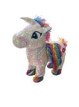 Cargar imagen en el visor de la galería, Juguete de peluche de unicornio eléctrico para caminar, muñeco de unicornio electrónico suave de 35cm, MOD BL-148
