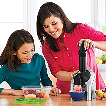 Máquina de helado todo en uno eléctrica Manual, máquina de helado de frutas eléctrica para el hogar, Mini máquina para hacer helados MOD 15675