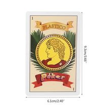 Cargar imagen en el visor de la galería, Juego de 40 cartas de póker plásticas naipes de PVC, accesorios mágicos, juego de mesa de fiesta familiar, alta calidad - mychinashop.com
