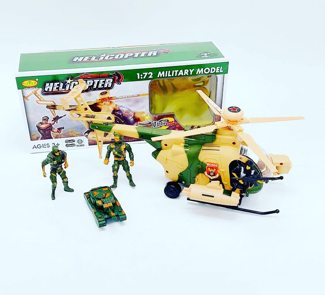 Helicóptero de juguete luz , movimiento y sonidos MOD 286-7