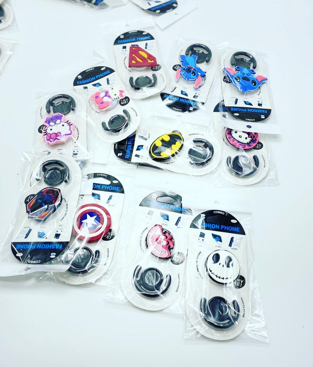 Pop socket Soporte Universal de dibujos animados para teléfono con bonito agarre para los dedos soporte de anillo de caricaturas para todos los teléfonos inteligentes