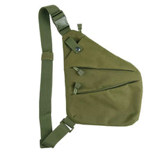 Cargar imagen en el visor de la galería, Funda de pistola de caza de nailon oculta para hombre, bolso de hombro para mano izquierda, antirrobo, bolsa de pecho, bolsa de pistola de almacenamiento táctico
