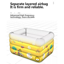 Cargar imagen en el visor de la galería, Piscina inflable para niños, piscina extraíble para interiores y exteriores, bañera infantil 143x100x70 MOD TOY133
