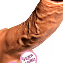 Cargar imagen en el visor de la galería, Dildo silicona con vibración recargable MOD QS-Z020
