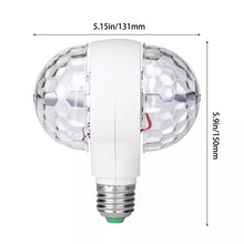 Cargar imagen en el visor de la galería, Foco ICOCO LED 6W bombilla giratoria con doble cabeza lámpara de escenario mágico modelo VL-041  Disco giratorio de doble cabeza LED colorida Luz de escenario en venta - mychinashop.com
