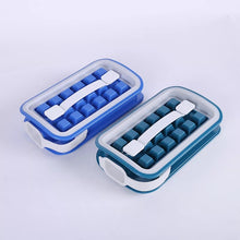 Cargar imagen en el visor de la galería, Celosía de hielo plegable para el hogar, caja de almacenamiento para rizos, molde de cubitos de hielo de grado alimenticio, 36 celosías, molde de hielo MOD GH-5228
