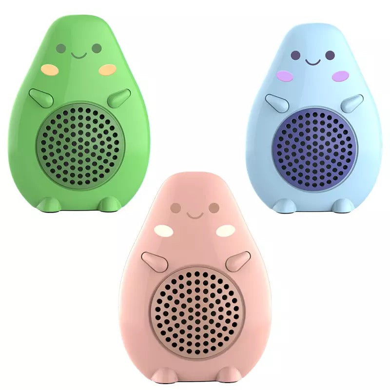 Altavoz Bluetooth con aguacate y carga USB, minialtavoz portátil MOD ZE-336