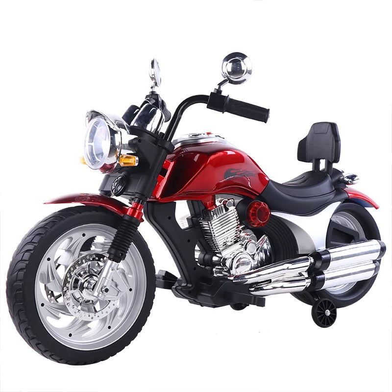Motocicleta eléctrica 12 v moto choper juguete luz  3 a 10 años MOD BLT 0001