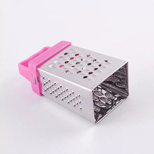 Cargar imagen en el visor de la galería, Rayador de ajos Mini rallador de acero inoxidable de cuatro lados para el hogar, cortador de verduras multifunción, dispositivo de cocina, accesorios de cocina
