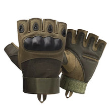 Cargar imagen en el visor de la galería, guantes para táctica militar sin dedos  guantes al aire libre deportes de tiro de la caza de Airsoft guantes para moto bicicleta mitad Mitad de dedo MOD ST
