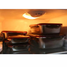 Cargar imagen en el visor de la galería, Fiambrera de acero inoxidable 304 a prueba de fugas, MOD GH4698 contenedor de almacenamiento de alimentos, Bento, cuencos, capacidad para el hogar, contenedor de alimentos, viaje, 4 pz
