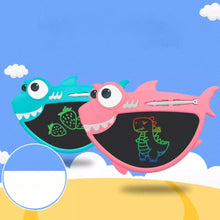 Cargar imagen en el visor de la galería, Shark-tableta de escritura LCD borrable, Libro de La Doodle a Color, dibujo de dibujos animados, arte de animales, herramientas de aprendizaje educativo MOD XZ17
