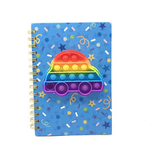 Cargar imagen en el visor de la galería, Cuadernos de dibujos animados Kawaii A5 para niños, juguetes antiestrés, alivio sensorial, descompresión, juguete blando para apretar pop it MOD 8657
