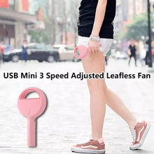 Cargar imagen en el visor de la galería, Ventilador 360° con tres velocidades color rosa - mychinashop.com
