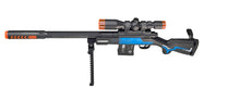 Cargar imagen en el visor de la galería, Rifle de juguete francotirador con luz y sonido usa batería AA largo 62 cm. MOD 5505

