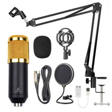 Cargar imagen en el visor de la galería, Kit Profesional Microfono Condensador Grabación Estudio ktv MOD BM800
