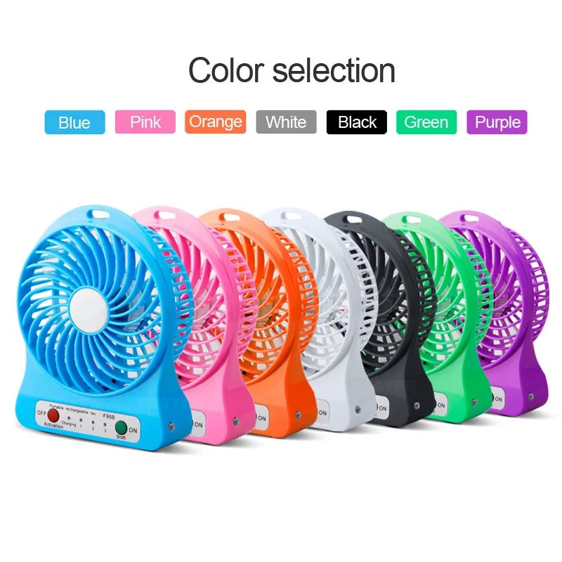 Miniventilador usb súper silencioso, ventilador doble para el hogar y la Oficina, escritorio silencioso