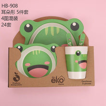 Cargar imagen en el visor de la galería, Juego de plato y cuchara con vaso kawaii MOD HB-908
