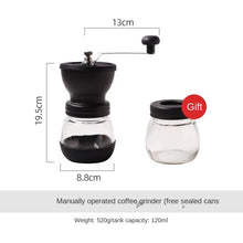Cargar imagen en el visor de la galería, Molinillo de granos de café Manual, máquina de café doméstica pequeña, recién molida, dispositivo de molienda Manual MOD ZE-486
