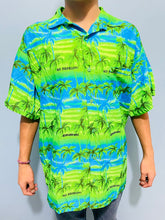 Cargar imagen en el visor de la galería, Camisa hawaianas de manga corta con estampado de caballero
