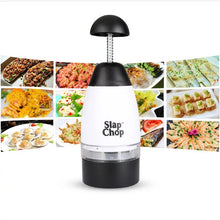Cargar imagen en el visor de la galería, Cortador de verduras multifunción, picador perforador de ajos, suministros de cocina, prensa trituradora manual de verduras SLAP CHOP MOD 31401
