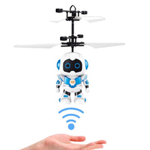Cargar imagen en el visor de la galería, Robot Mini Robot volador de inducción infrarroja, juguete de helicóptero con luz LED RC Mod 502 - mychinashop.com

