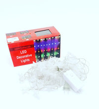 Cargar imagen en el visor de la galería, Luces  de estrella de nieve para árbol de Navidad, guirnalda de luces Led de 10M, 50Led, para fiesta, boda, jardín, decoraciones navideñas MOD SDD151
