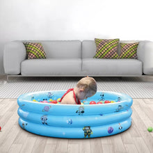Cargar imagen en el visor de la galería, Piscina inflable de 110x30 cm para bebé, juguete infantil para niños, bañera redonda, portátil, juguetes para exteriores MOD TOY154
