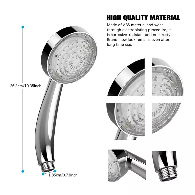 Cabezal de ducha que cambia de Color, luz Led brillante, cambio automático de 7 colores