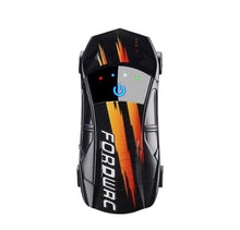 Cargar imagen en el visor de la galería, Encendedor de plasma recargable USB de coche carreras metro de manda único color ORO
